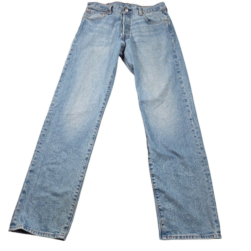 Levis 501 93 Straight Leg Jeans Mens 32x33 (tag 34x34) Blue Light Wash Denim